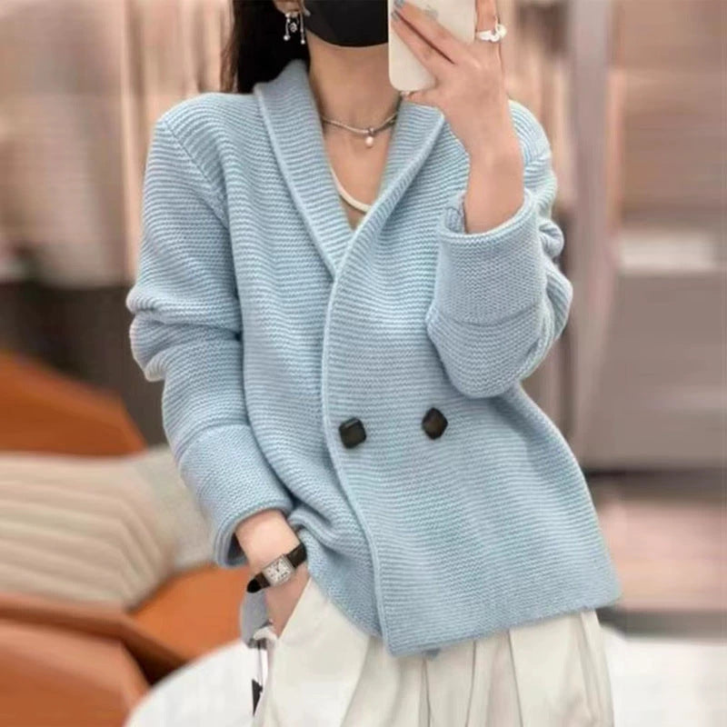Blue Camille cardigan — original CJ supplier color reference